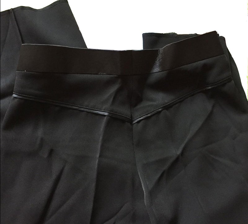 JS CHOW Men's Boys Dance Pants Latin Ballroom Tango Modern Salsa Practice Performance Dance Pants Long Trousers - Image 2